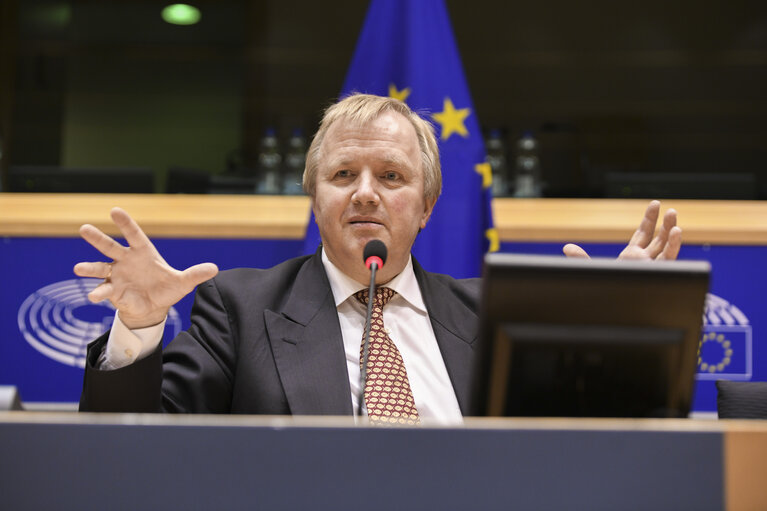 Arne GERICKE in the EP in Brussels