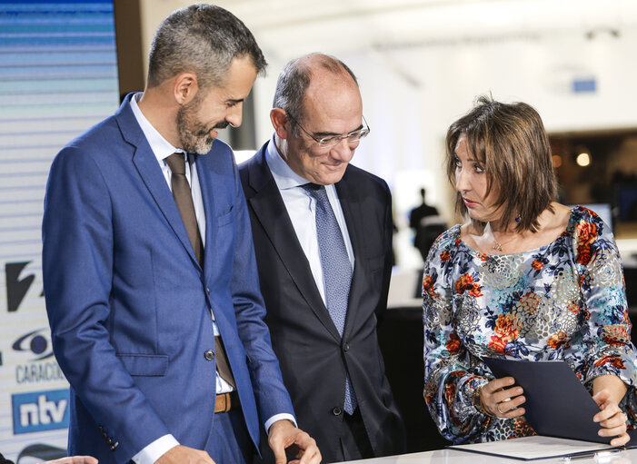 Fotogrāfija 22: Signing of a Memorandum of Understanding between the European Parliament and European News Exchange (ENEX)