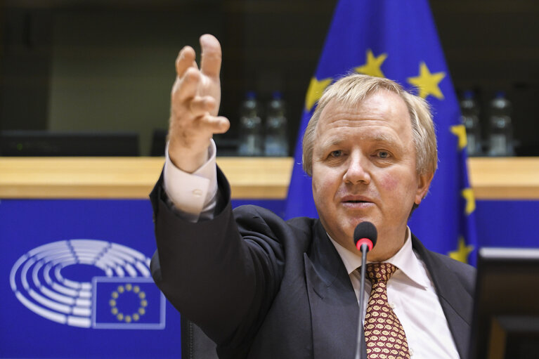 Foto 4: Arne GERICKE in the EP in Brussels