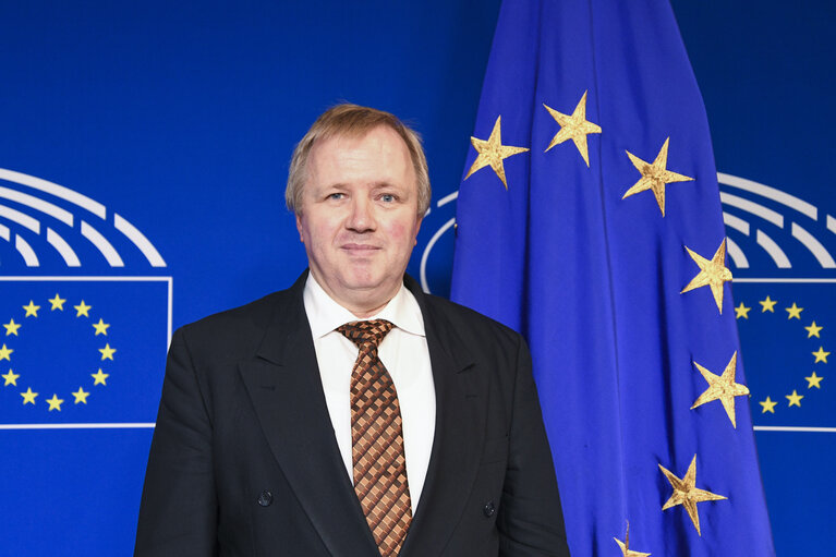 Foto 3: Arne GERICKE in the EP in Brussels