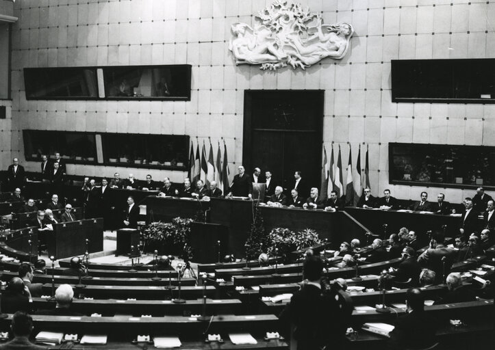 Снимка 11: Strasbourg session in March 1968