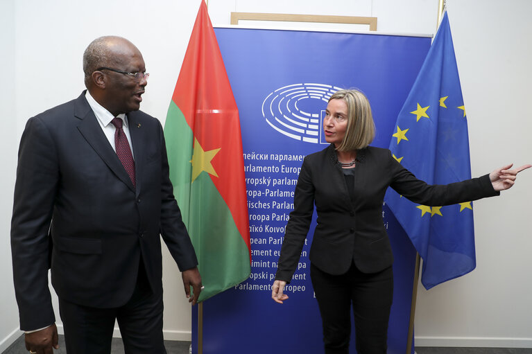 Suriet 5: HRVP Federica MOGHERINI meets with Roch Marc Christian KABORE, President of Burkina Faso