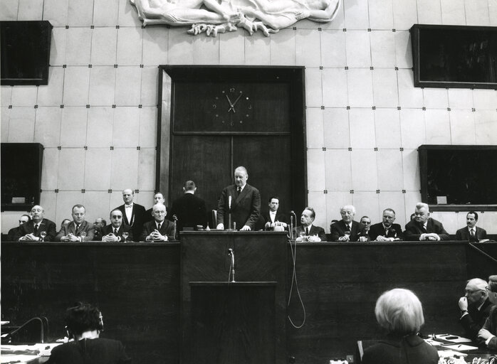 Снимка 12: Strasbourg session in March 1968