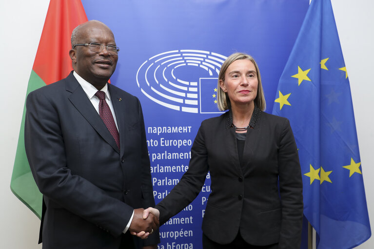 Suriet 4: HRVP Federica MOGHERINI meets with Roch Marc Christian KABORE, President of Burkina Faso