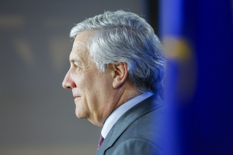 Fotografi 7: Antonio TAJANI, EP President meets with Salvatore CICU