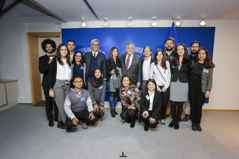 Fotografi 3: Antonio TAJANI, EP President meets with Salvatore CICU