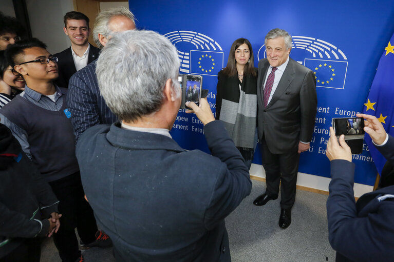 Fotografi 2: Antonio TAJANI, EP President meets with Salvatore CICU