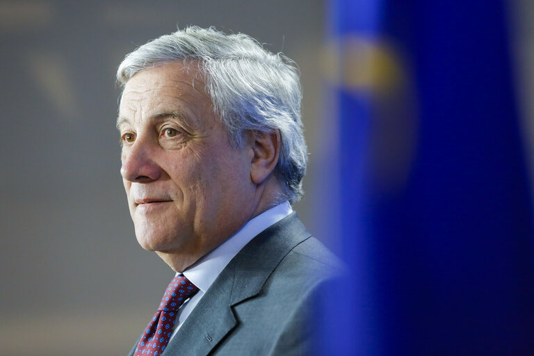 Fotografi 8: Antonio TAJANI, EP President meets with Salvatore CICU