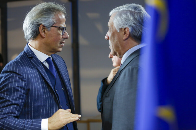 Fotografi 6: Antonio TAJANI, EP President meets with Salvatore CICU