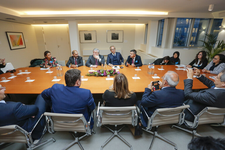 Fotografi 9: Antonio TAJANI, EP President meets with Salvatore CICU