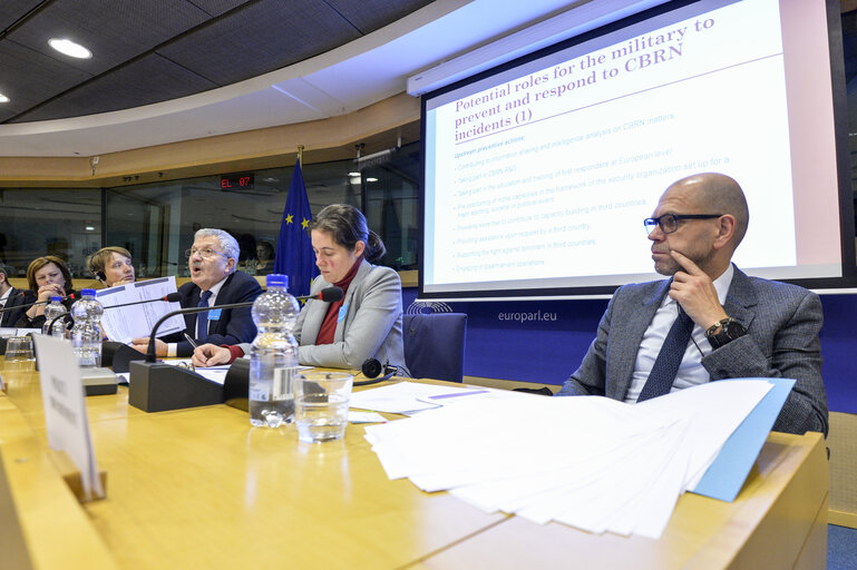 Fotografi 8: SEDE meeting - EU preparedness against CBRN weapons