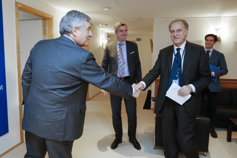 Antonio TAJANI, EP President meets with Philipp ACHAMMER