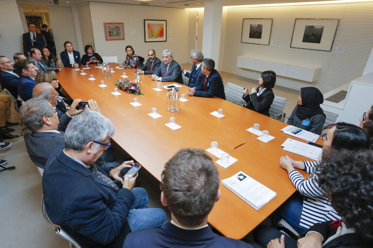 Fotografi 10: Antonio TAJANI, EP President meets with Salvatore CICU