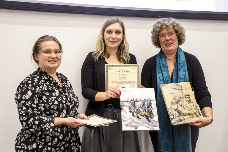 Transcribathlon International Finale and round table WWI / Digital Humanities (with Europeana) at the House of European History