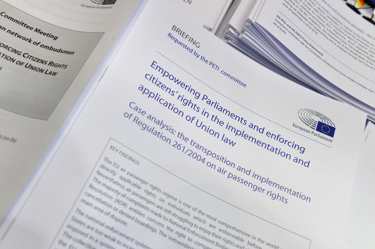 Fotagrafa 5: Interparliamentary Committee Meeting in cooperation with the European network of ombudsmen - Empowering Parliaments And Enforcing Citizens Rights In The Implementation And Application Of Union Law - Welcome words