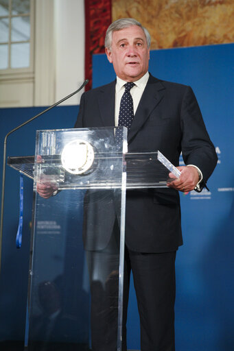 Suriet 8: Official visit of the President of the European Parliament to Portugal -  Press conference with Antonio COSTA, Portuguese Prime Minister