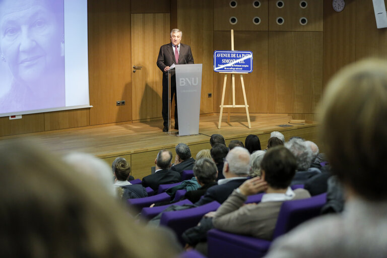 Inauguration of Avenue Simone Veil