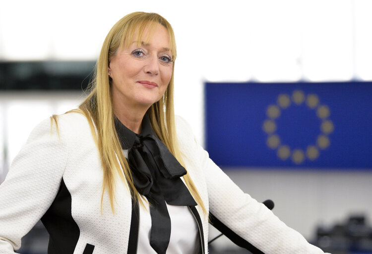 Photo 7 : Marlene MIZZI in the EP in Strasbourg