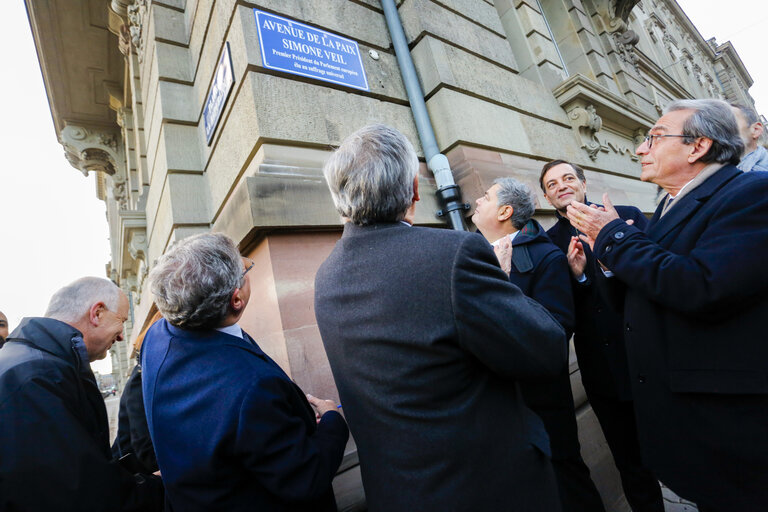 Fotografija 25: Inauguration of Avenue Simone Veil