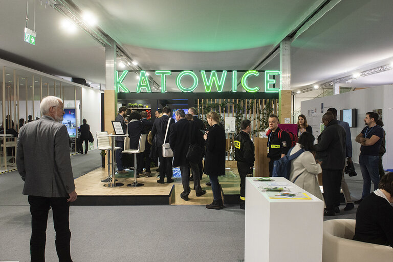 UN Climate Change Conference (COP24) in Katowice, Poland: ambiance shots of the MEPs arrival