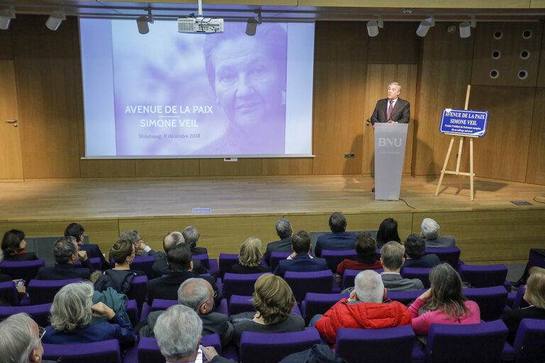 Fotografija 6: Inauguration of Avenue Simone Veil