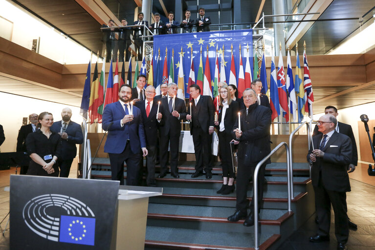 Handover ceremony of the Flame of Peace of Bethlehem