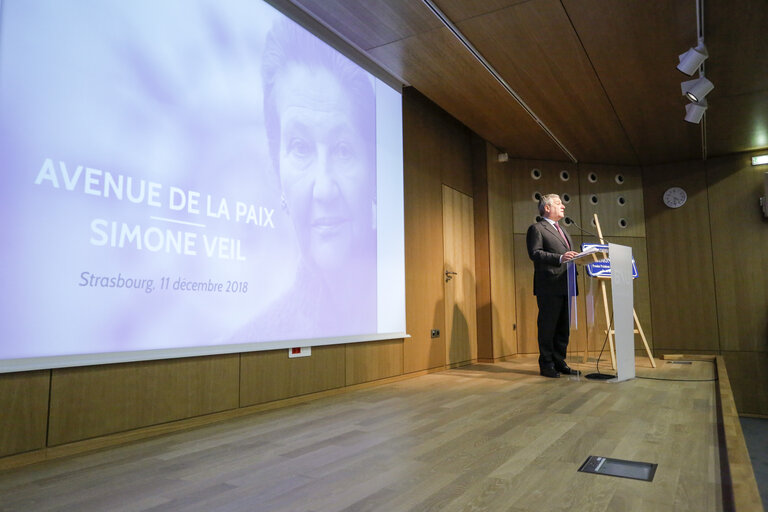 Fotografija 5: Inauguration of Avenue Simone Veil