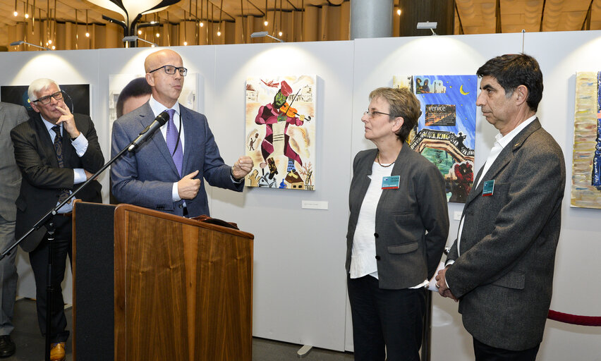 Valokuva 4: Opening ceremony of the exhibition 'Hadar: The Final Peace'