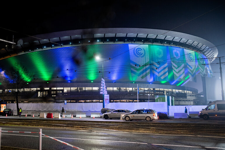 UN Climate Change Conference (COP24) in Katowice, Poland: ambiance shots of the MEPs arrival