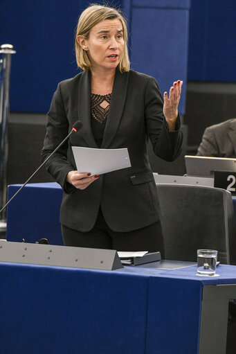 Fotografi 18: EP plenary session - Joint debate - European Foreign, Security and Defence Policy (Article 36 TEU)