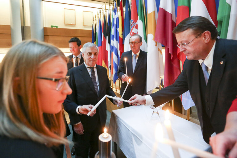 Handover ceremony of the Flame of Peace of Bethlehem