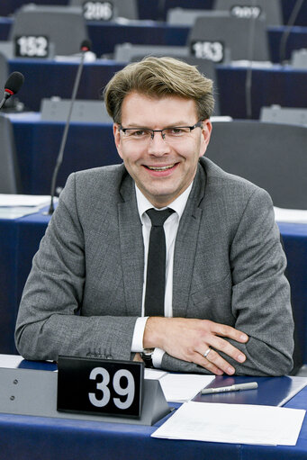 Daniel CASPARY in the EP in Strasbourg