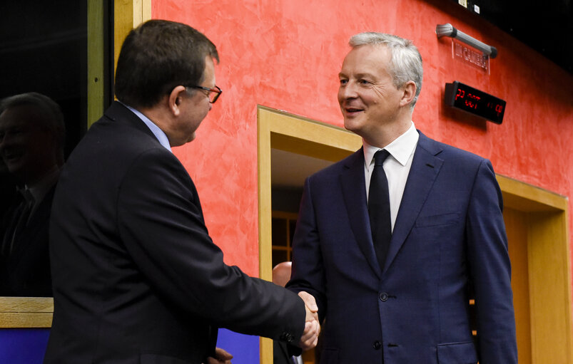 Φωτογραφία 22: ECON/TAX3 Committee Open Coordinators meeting - Exchange of views with French Minister of Economy and Finances