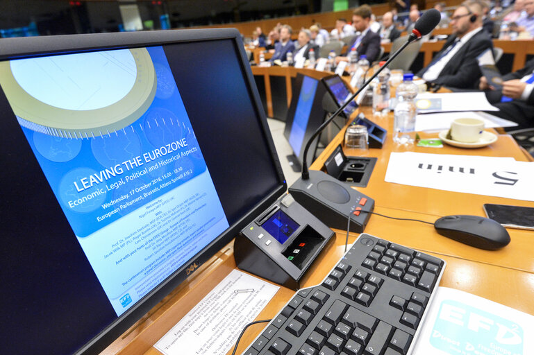 Fotografia 9: Hearing on ' Leaving the Euro zone '