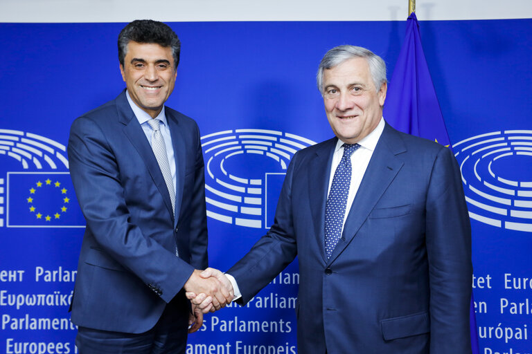 Antonio TAJANI, EP President meets with Doru-Claudian FRUNZULICA