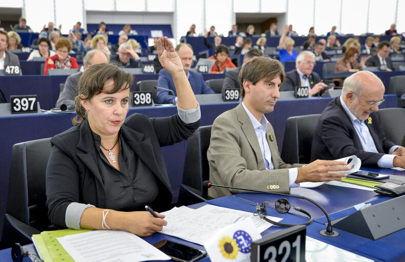 Valokuva 1: Ana MIRANDA in the EP in Strasbourg