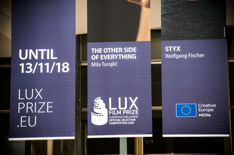 Billede 20: Lux Prize bilboard in the EP in Brussels