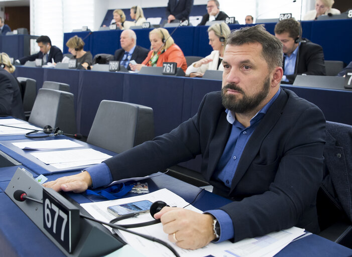 Billede 4: Jozsef NAGY in the EP in Strasbourg