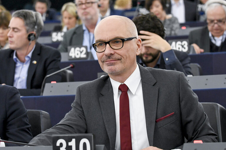 Peter SIMON in the EP in Strasbourg