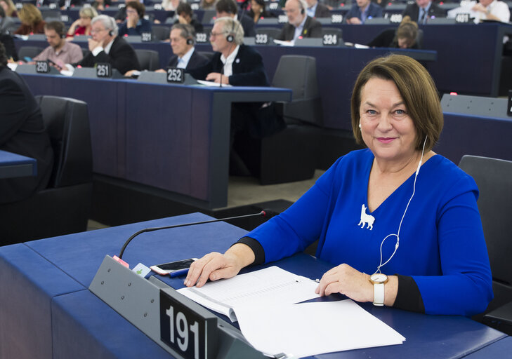 Foto 4: Nathalie GRIESBECK in the EP in Strasbourg