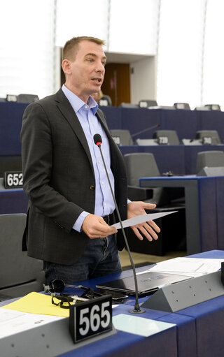 Снимка 2: Benedek JAVOR in the EP in Strasbourg