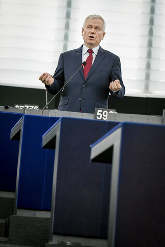 Photo 4 : EP plenary session- European security and the future of the Intermediate-Range Nuclear Forces Treaty - Statement by the VicePresident of the Commission/High Representative of the Union for Foreign Affairs and Security Policy