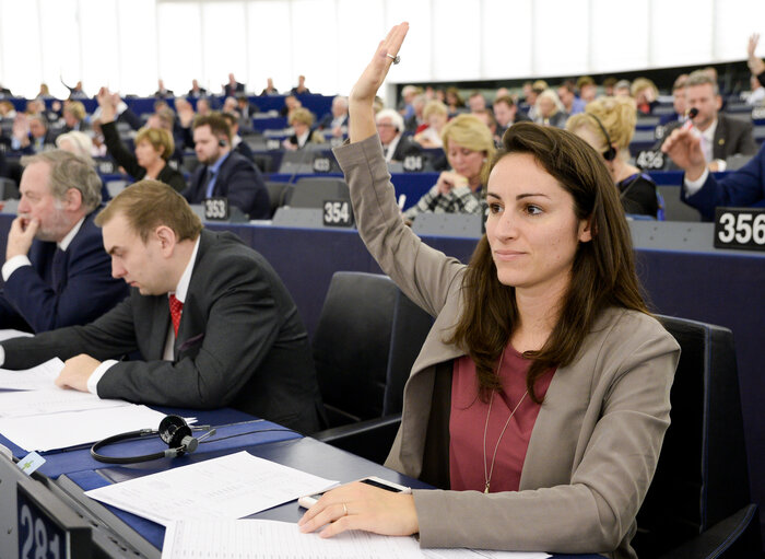 Eleonora EVI in the EP in Strasbourg