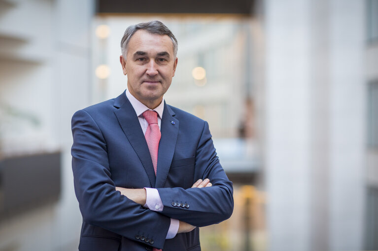 Petras AUSTREVICIUS in the EP in Brussels