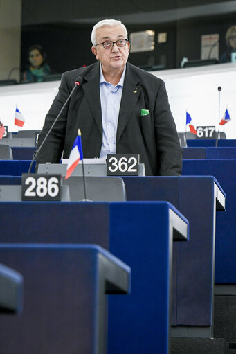 Photo 2 : EP plenary session- European security and the future of the Intermediate-Range Nuclear Forces Treaty - Statement by the VicePresident of the Commission/High Representative of the Union for Foreign Affairs and Security Policy