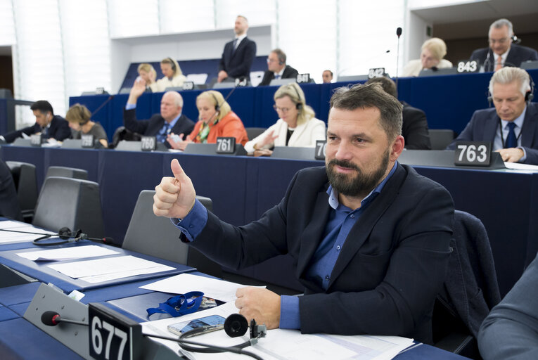 Valokuva 3: Jozsef NAGY in the EP in Strasbourg