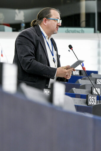 Fotografija 2: EP Plenary session - Explanations of votes