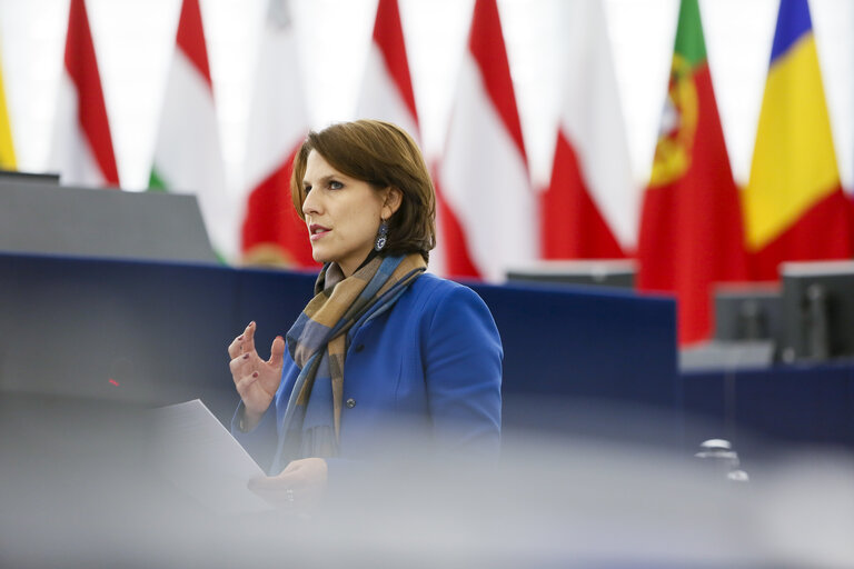 Φωτογραφία 2: EP plenary session - Increasing EU resilience against the influence of foreign actors on the upcoming EP election campaign