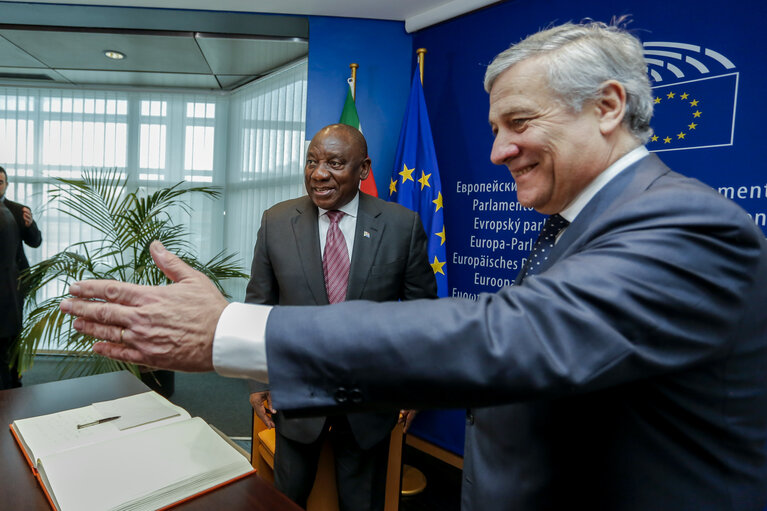 Снимка 5: Visit of Cyril RAMAPHOSA, President of the Republic of South Africa. Bilateral meeting