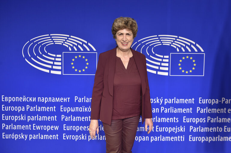 Maria RODRIGUES in the EP in Brussels